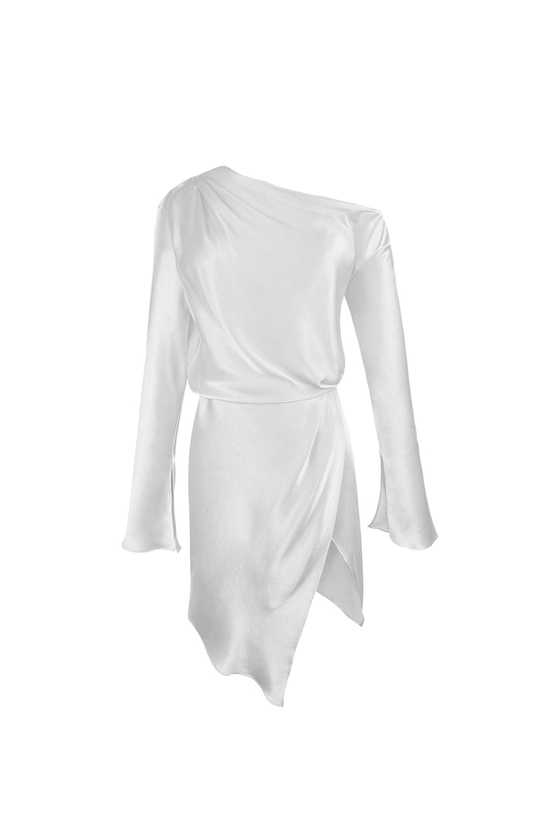 Hydra Drape Dress Natural KES