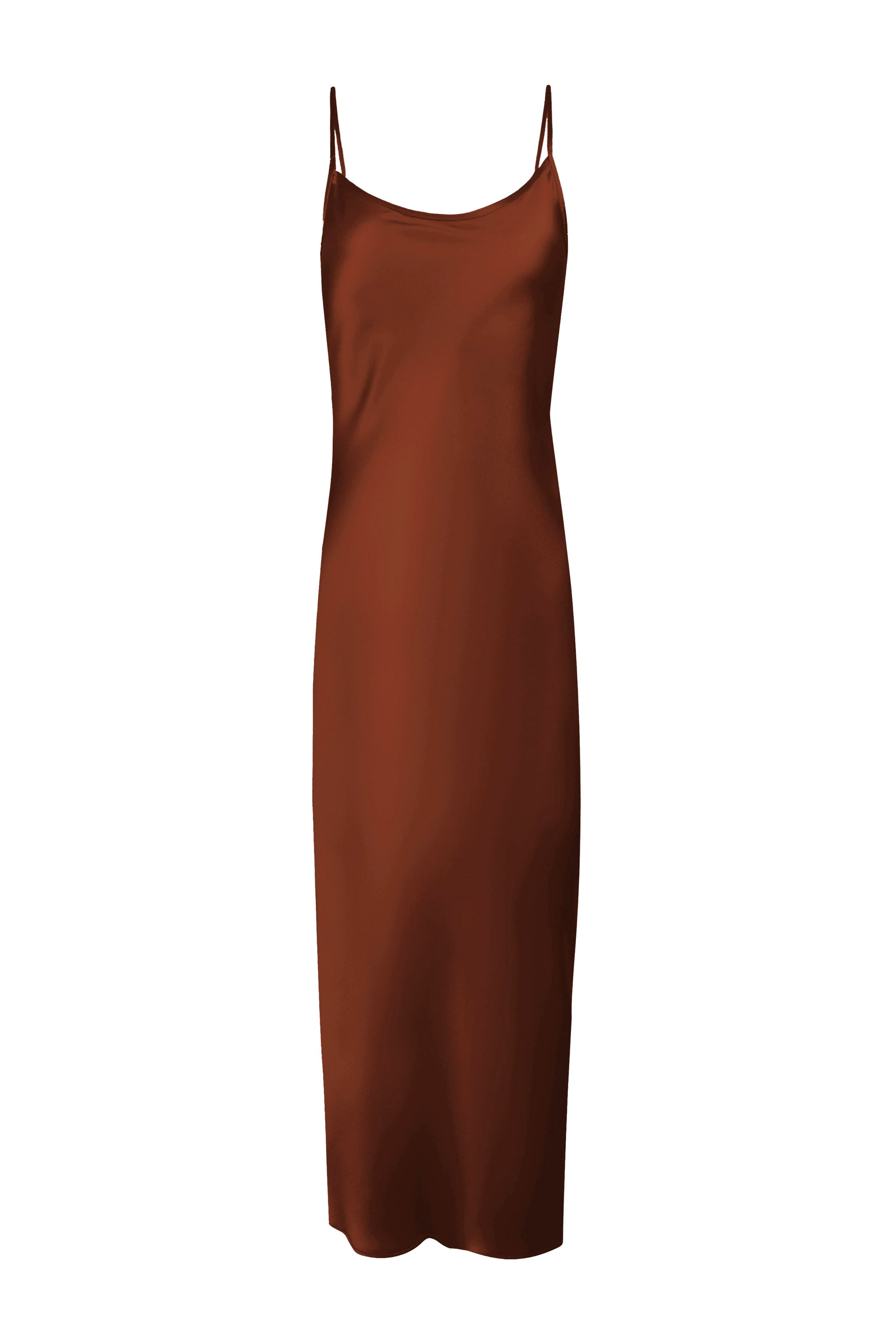 BM Minimal Slip Dress - Chocolate KES BM Minimal Slip Dress - Chocolate KES