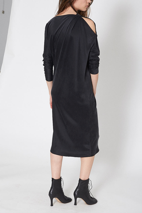 The Zora Asymmetric Slip Dress - KESNYC.COM
