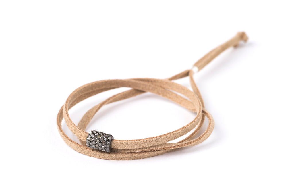 LERA Jewels - Cylinder Bead Wrap Bracelet or Choker - KESNYC.COM