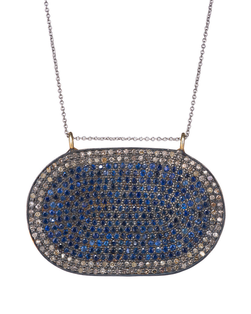 LERA Jewels - Classic Oval - Sapphire/Diamond - KESNYC.COM