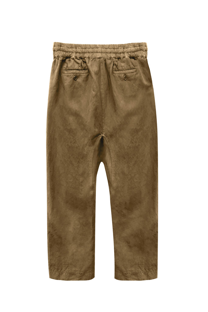 Cotton Jogger Pants with Gusset - Faun - KESNYC.COM