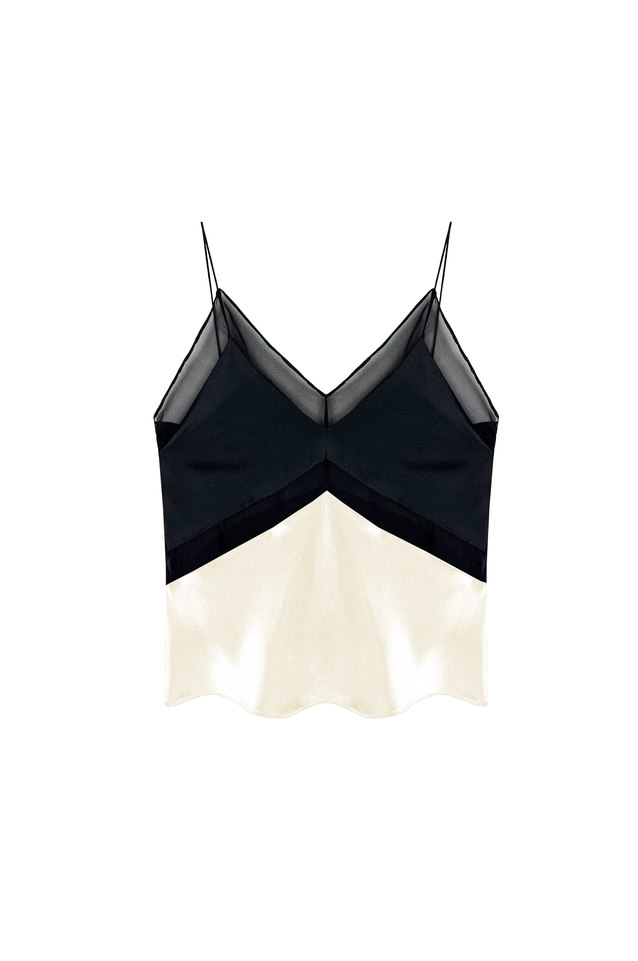 Cube Slip Top - Black/Limestone – KES