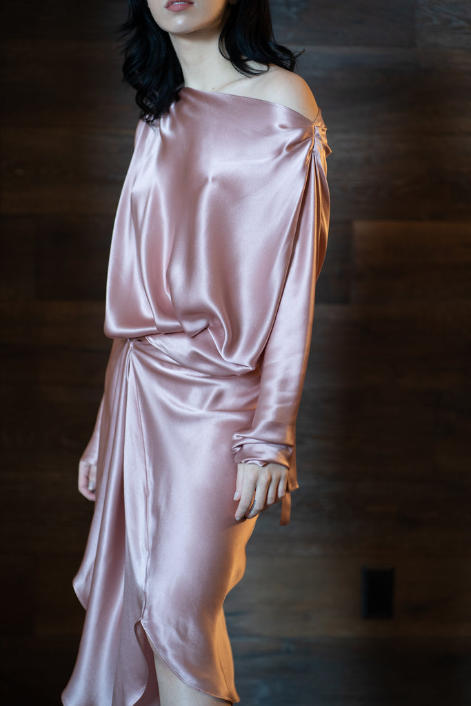 The Lia Dress - Rose Mauve - KESNYC.COM