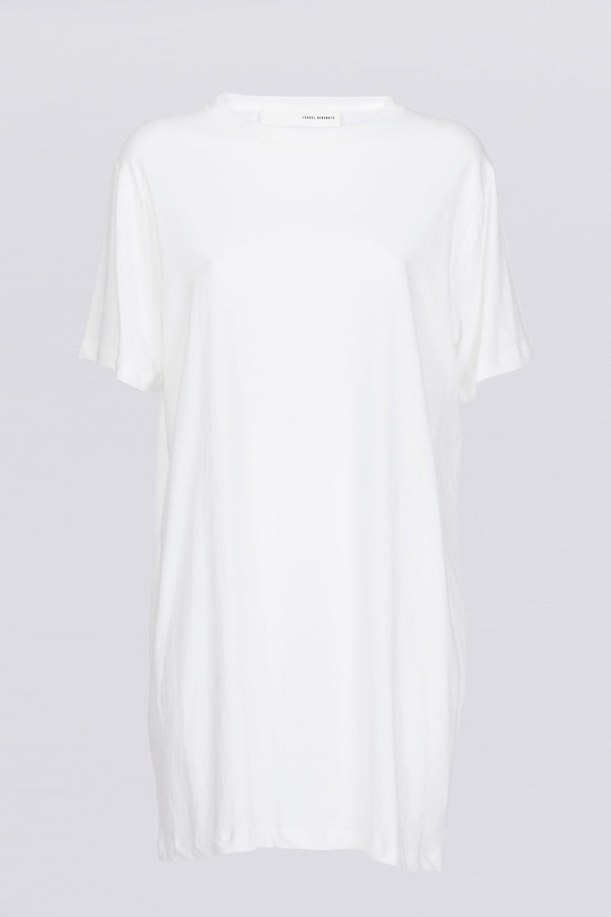Oversized Jersey T Shirt White KES.COM