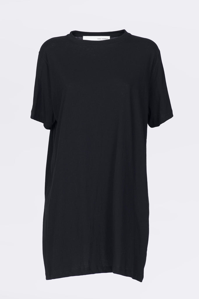 Oversized Jersey T Shirt Black KES.COM