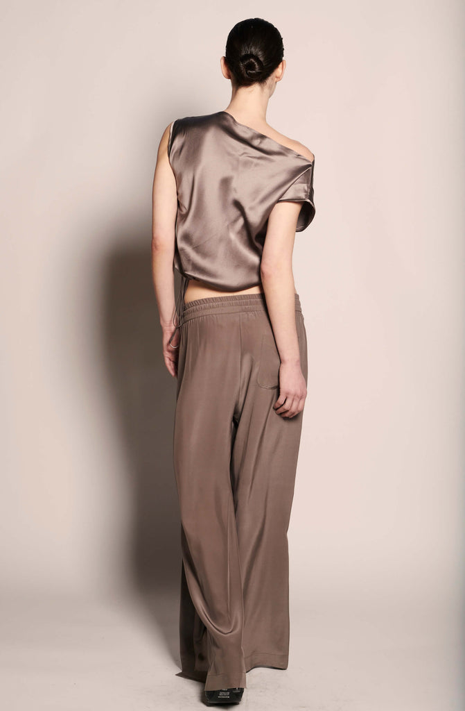 Salacia Cap Sleeve Blouse - Ash - KESNYC.COM