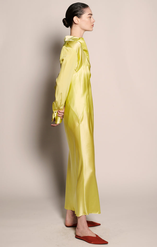 Triangle Slip Dress - 7/8  - Sage - KESNYC.COM