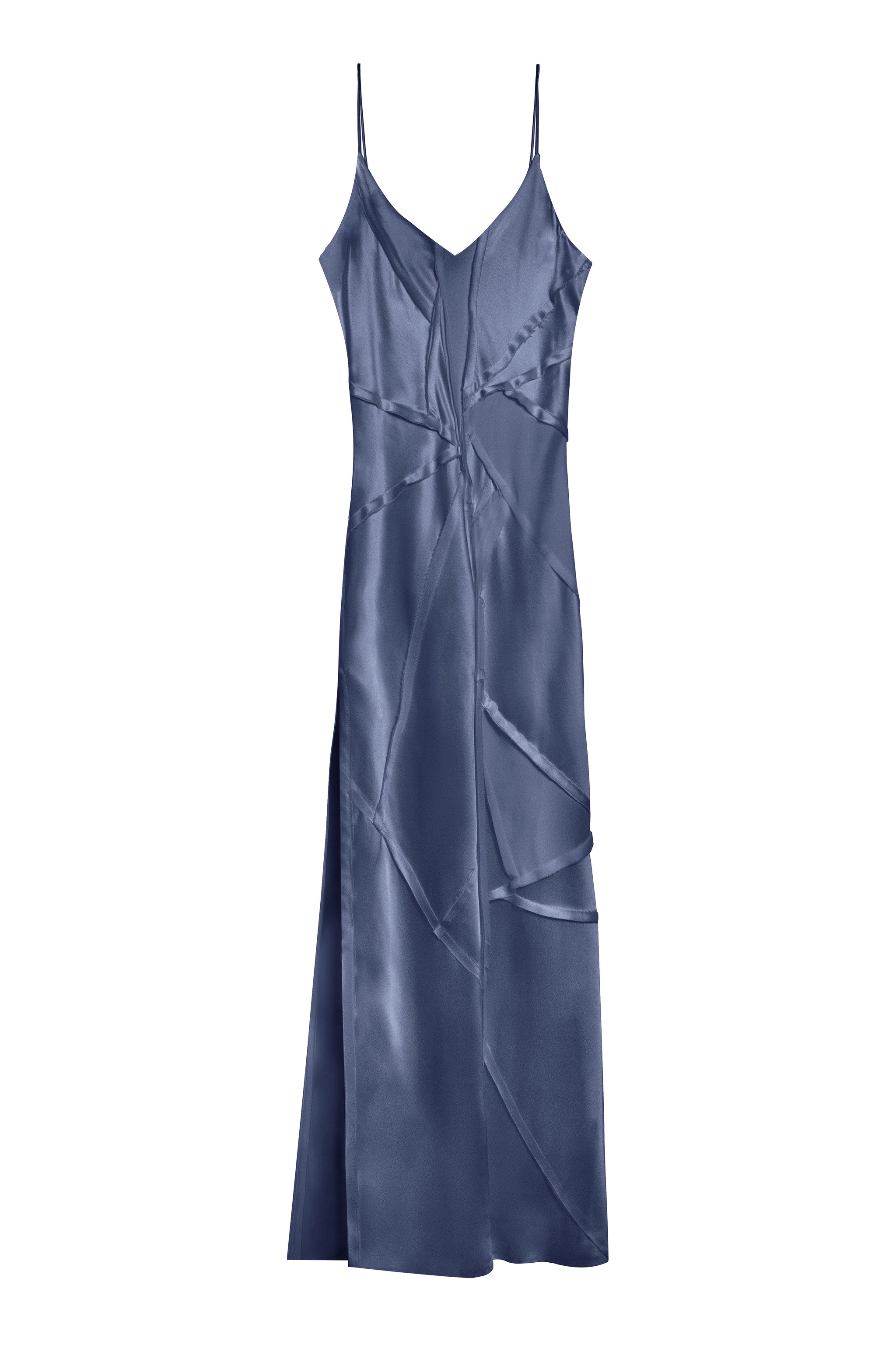 Patchwork Silk Slip Dress | Made To Order Ethical Fashion | KES