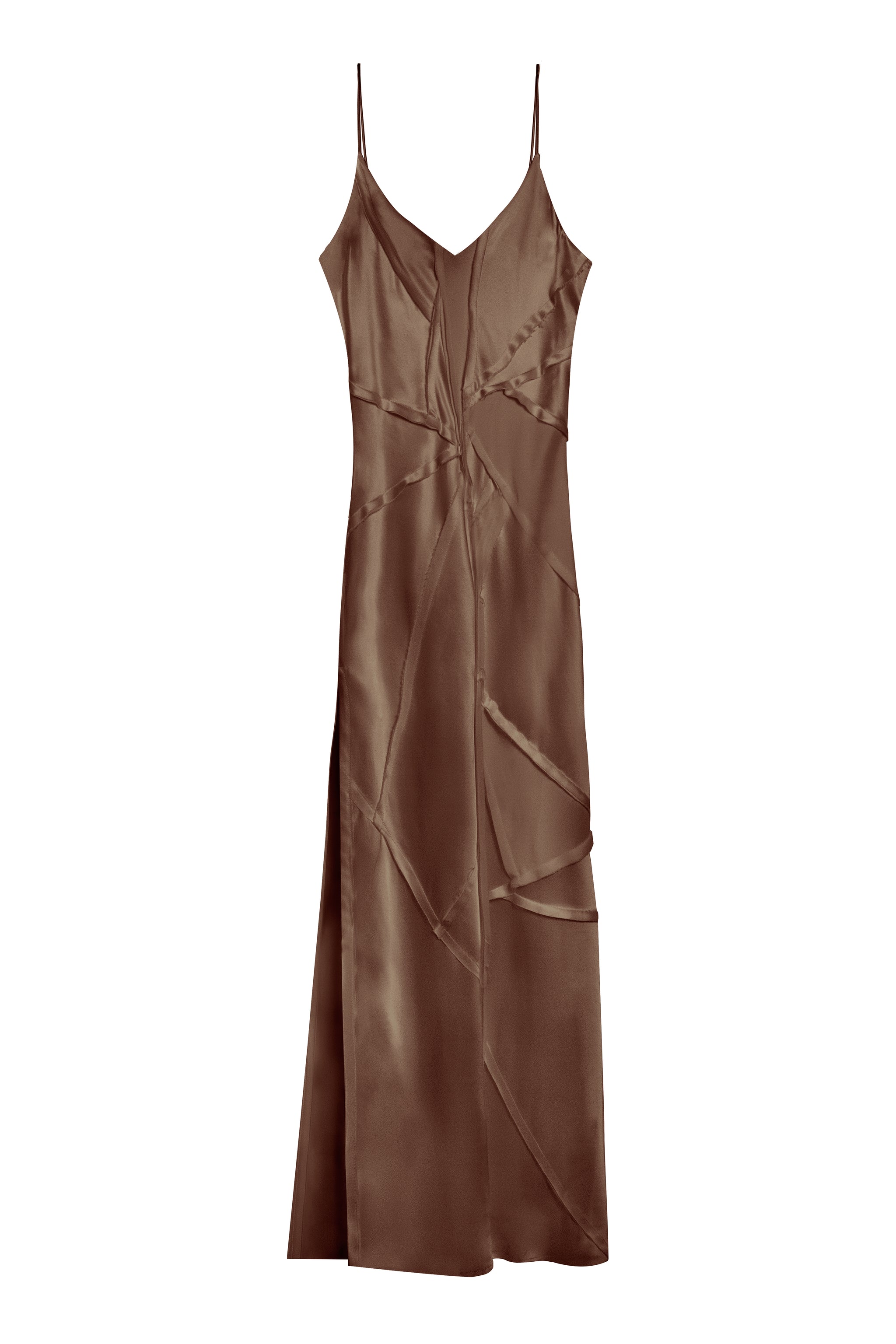 Patchwork Silk Slip Dress | Made To Order Ethical Fashion | KES