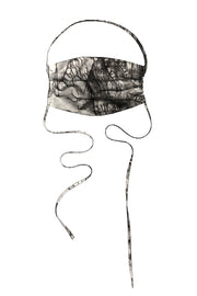 The Original Sustainable Washable Face Covering - Black Handkerchief Print - KESNYC.COM