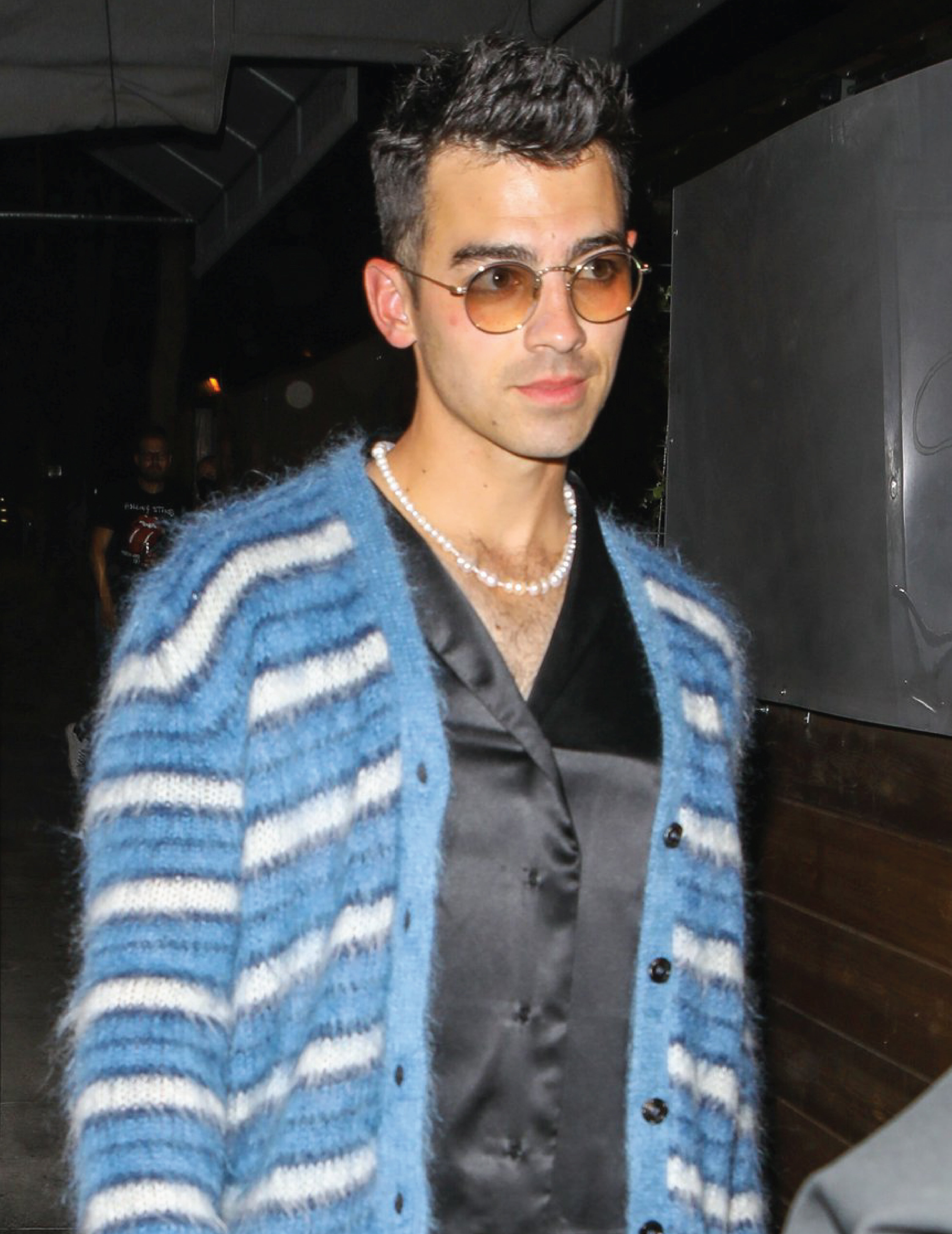 Nick Jonas in KES Havana Silk Top