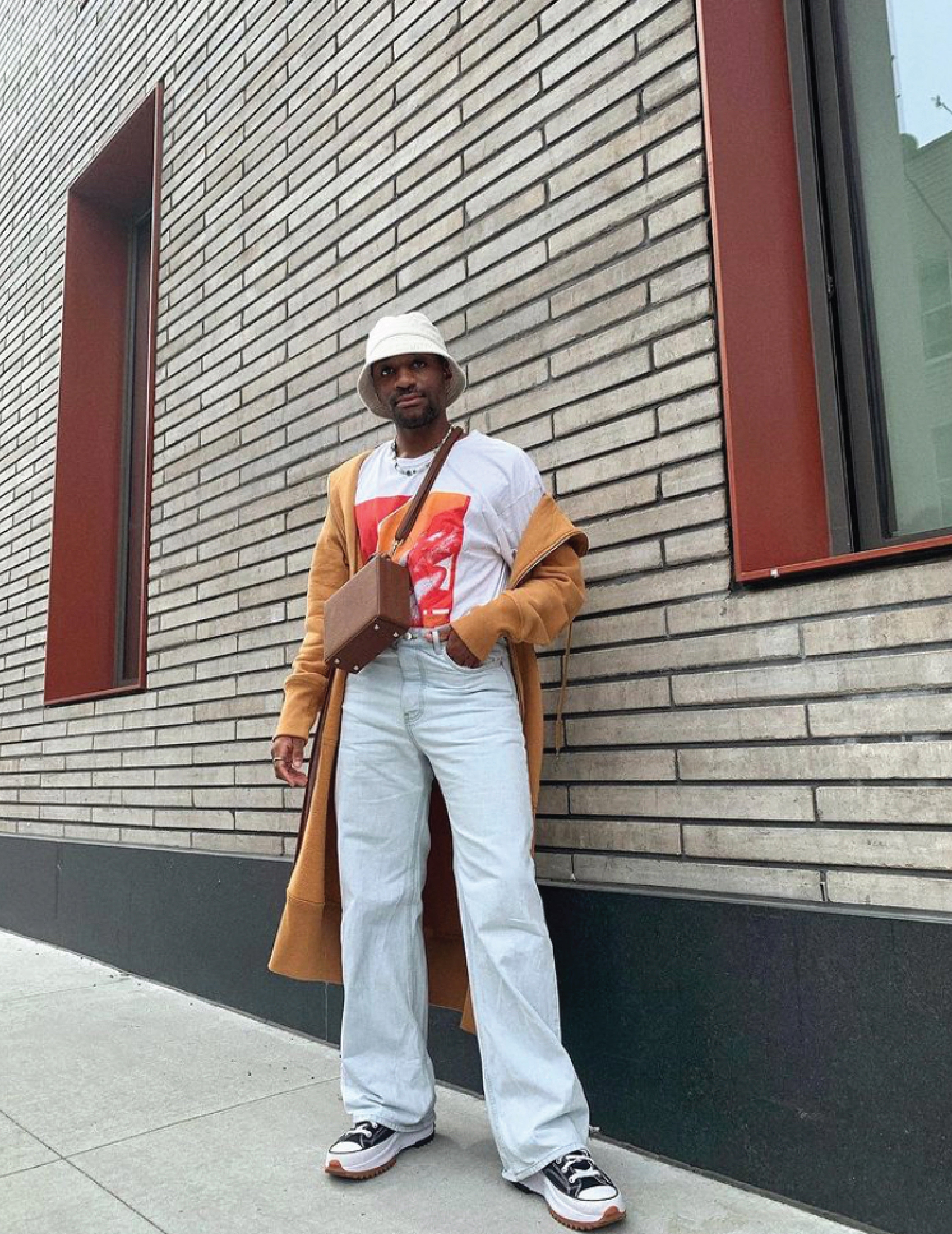 Joel Moore in KES Full Length Unisex Alpha Hoodie