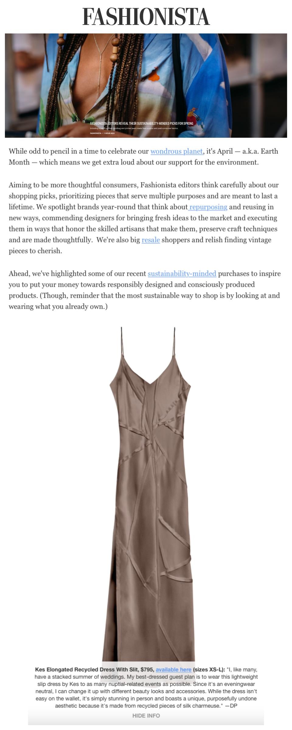 KES PRESS:fashionista-editors-favorite-sustainable-clothes-accessories?