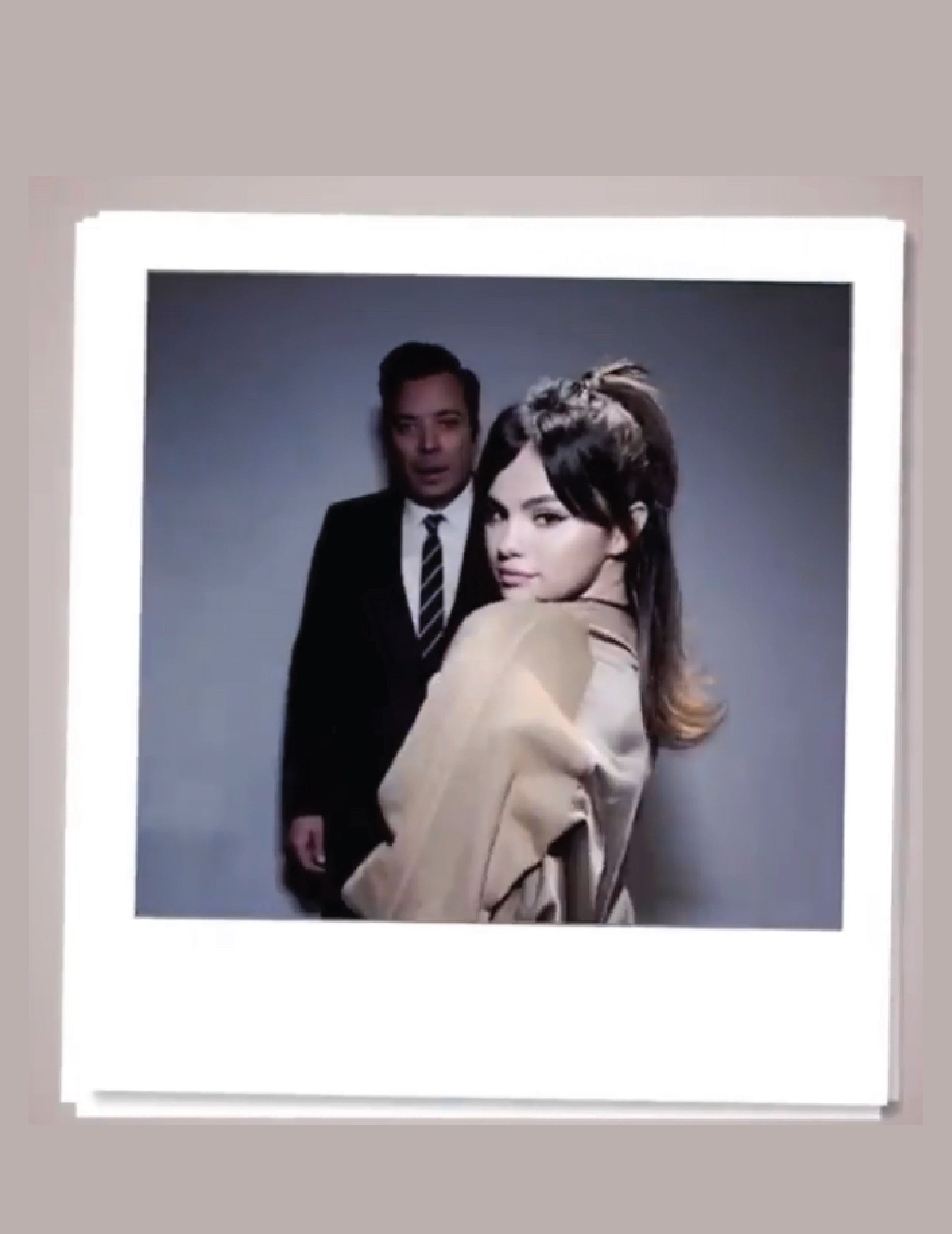 Selena Gomez in KES Silk Wave Sweat Pants Set